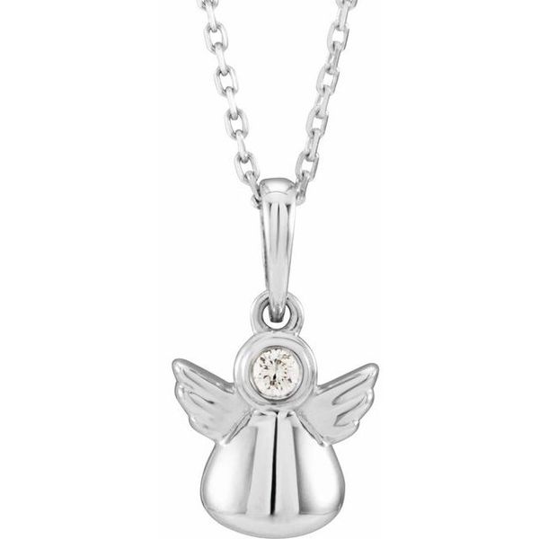 Youth Angel Necklace Windham Jewelers Windham, ME