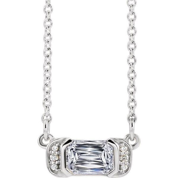 Accented Bar Necklace Comstock Jewelers Edmonds, WA