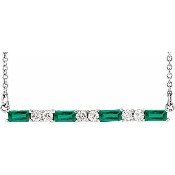 Accented Bar Necklace Henry B. Ball Jewelers Canton, OH