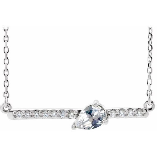 Accented Bar Necklace Cravens & Lewis Jewelers Georgetown, KY
