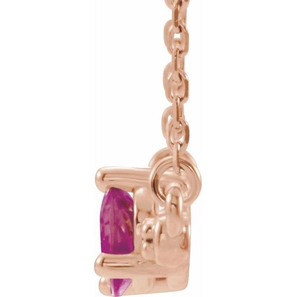 Accented Bar Necklace Image 2 Gysbers Jewelry Waupun, WI