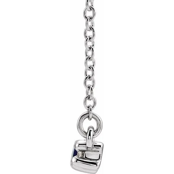 Liven Co Padlock Baguette Necklace