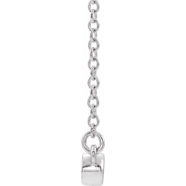 Bezel-Set Bar Necklace Image 2 S&E Jewelers Depew, NY