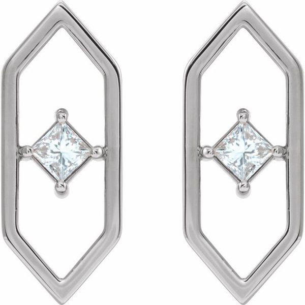 Geometric Earrings Image 2 Douglas Jewelers Conroe, TX