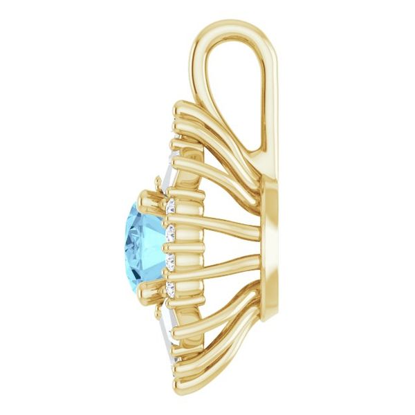 Halo-Style Pendant Image 3 Moseley Diamond Showcase Inc Lexington, SC