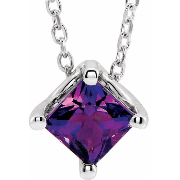 Solitaire Necklace or Slide Pendant Jim's Jewelers Tyler, TX