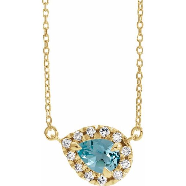 French-Set Halo-Style Necklace Atlanta West Jewelry Douglasville, GA