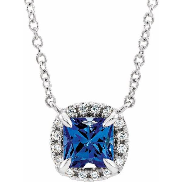 Halo-Style Necklace Morin Jewelers Southbridge, MA