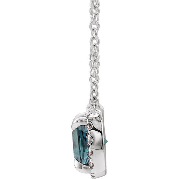 Halo-Style Necklace Image 2 Morin Jewelers Southbridge, MA