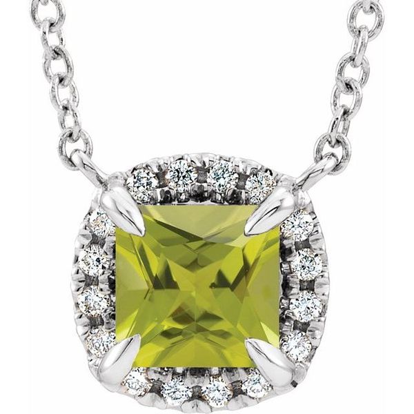 Halo-Style Necklace Brynn Marr Jewelers Jacksonville, NC