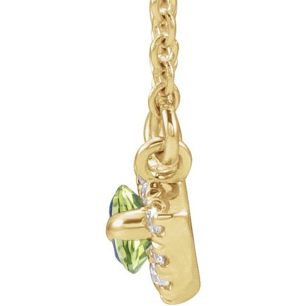 French-Set Halo-Style Necklace Image 3 Morin Jewelers Southbridge, MA