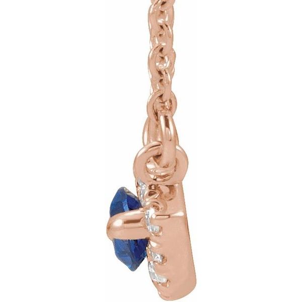 French-Set Halo-Style Necklace Image 2 Morin Jewelers Southbridge, MA