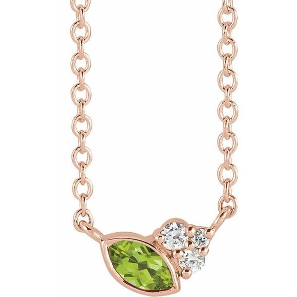 Accented Bezel-Set Necklace Spath Jewelers Bartow, FL