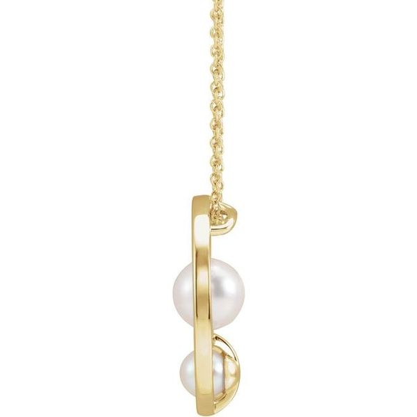 Stuller Hold You Forever® Pearl Necklace 87103:114:P | McChristy Jewelers |  Columbus, NE