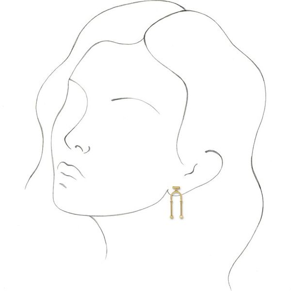 302 Mobile Earrings 87201:100:P 14KR - Earrings, Clater Jewelers