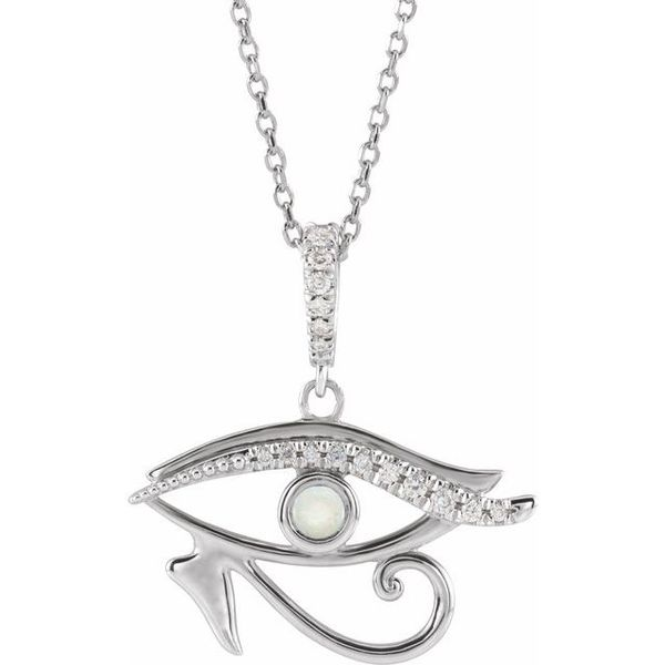 Stainless Steel Eye Horus Necklace Gold Plated Round - Temu