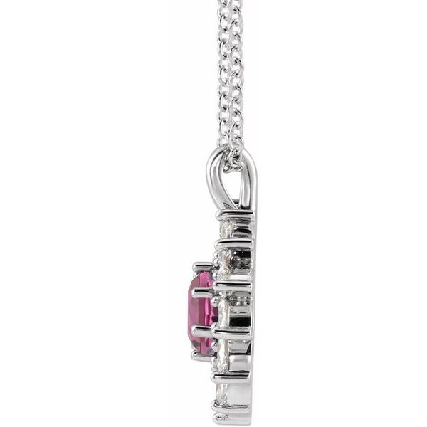 Halo-Style Necklace Image 2 Bell Jewelers Murfreesboro, TN