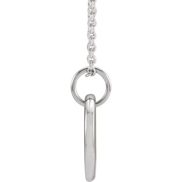 Engravable Accented Necklace