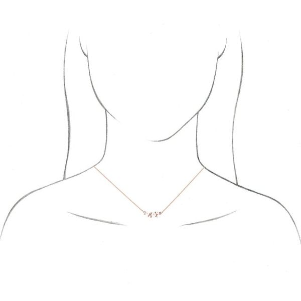 Accented Pearl Necklace Image 3 S&E Jewelers Depew, NY
