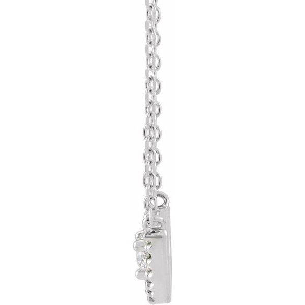 Halo-Style Necklace Image 2 Arthur's Jewelry Bedford, VA