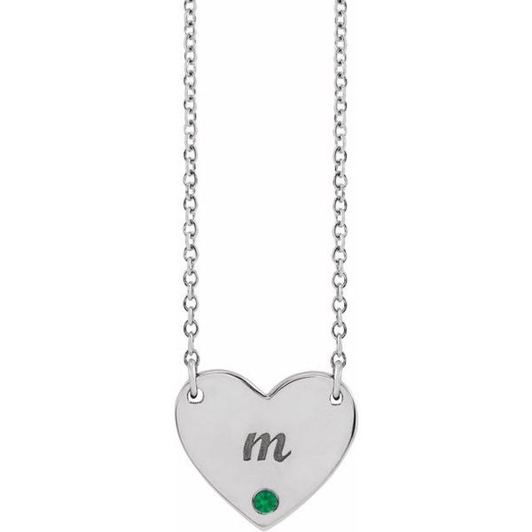 Engravable Heart Necklace Image 3 Bell Jewelers Murfreesboro, TN
