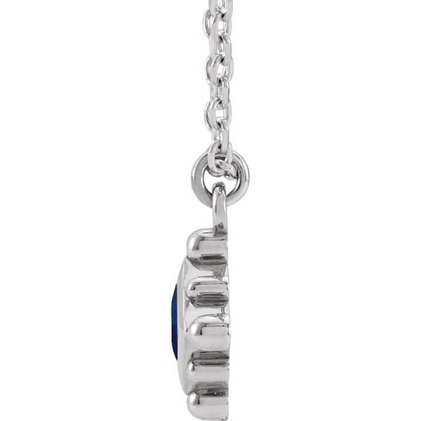 Bezel-Set Beaded Necklace Image 2 Bell Jewelers Murfreesboro, TN