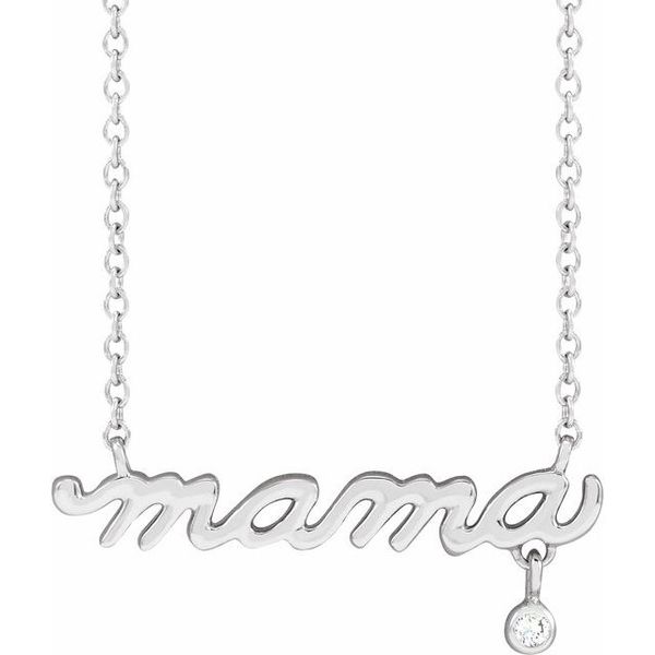 Accented Mama Necklace James & Williams Jewelers Berwyn, IL