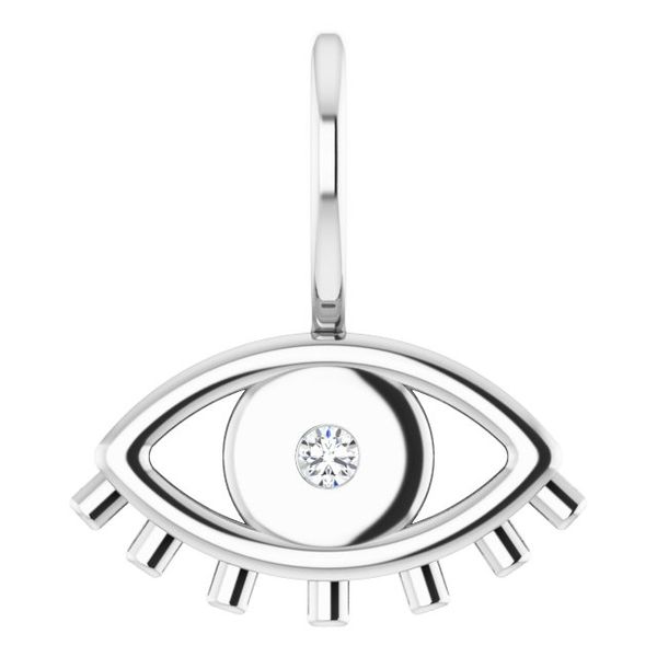 Accented Evil Eye Charm/Pendant Clater Jewelers Louisville, KY