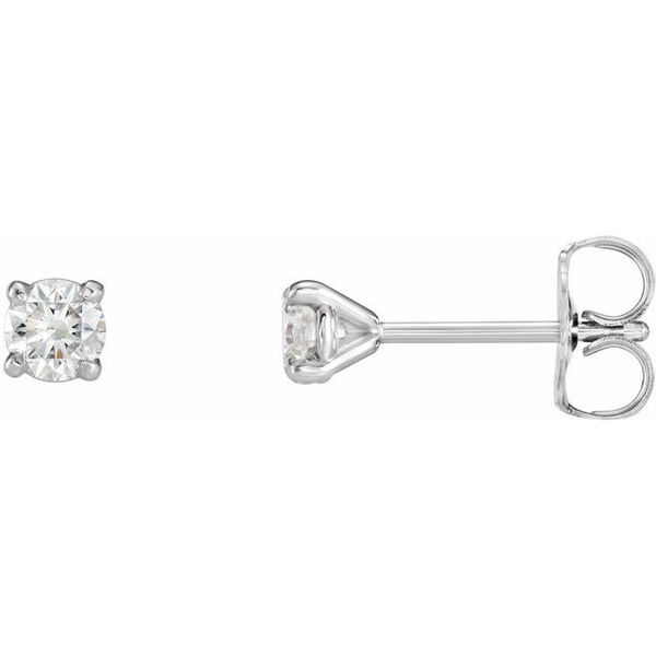 Round 4-Prong Claw Stud Earrings Hart's Jewelers Grants Pass, OR