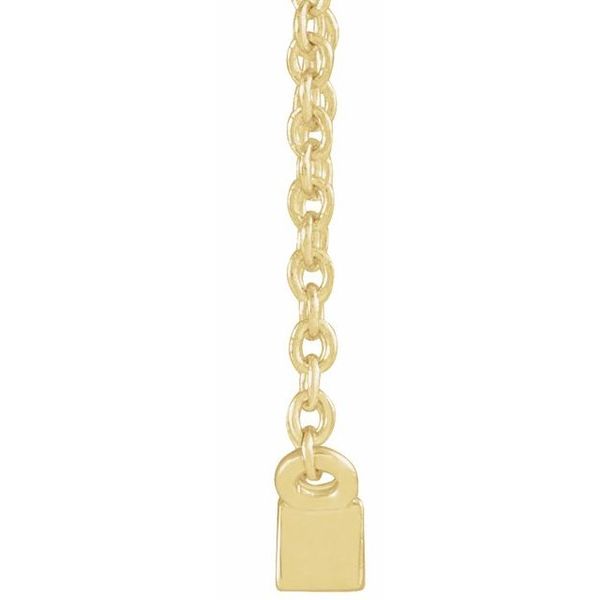 Solitaire Channel-Set Necklace Image 2 K. Martin Jeweler Dodge City, KS