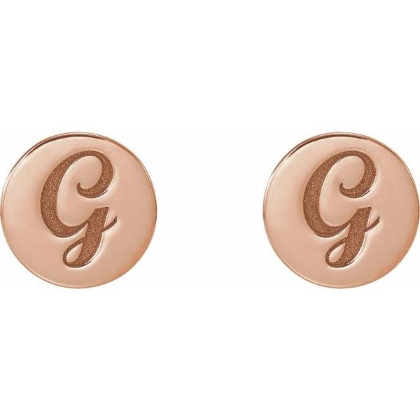 Engravable Disc Earrings Image 4 Moseley Diamond Showcase Inc Lexington, SC