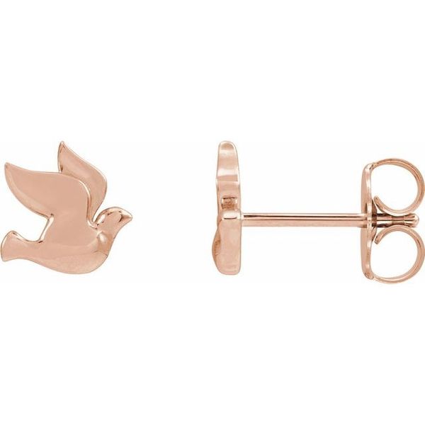 Holy Spirit Dove Earrings Image 2 Priddy Jewelers Elizabethtown, KY