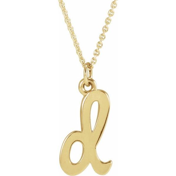 Petite Initial Necklace Jewelry Design Studio Jensen Beach, FL