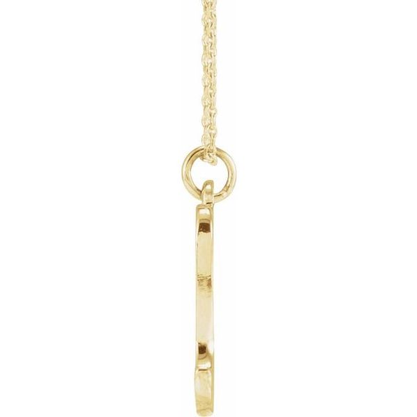Petite Initial Necklace Image 3 Jewelry Design Studio Jensen Beach, FL