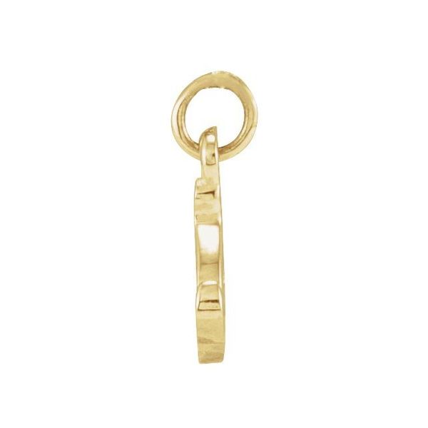 Petite Initial Pendant Image 3 J. Meredith Jewelers Delafield, WI