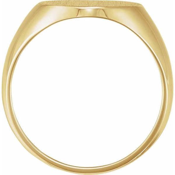 Oval Signet Ring Image 2 Michigan Wholesale Diamonds (KRD) , 