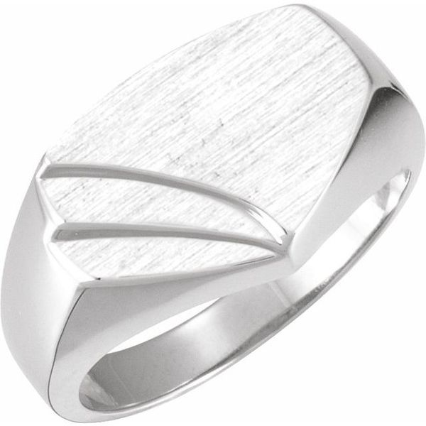Geometric Signet Ring Jewelry Design Studio Jensen Beach, FL