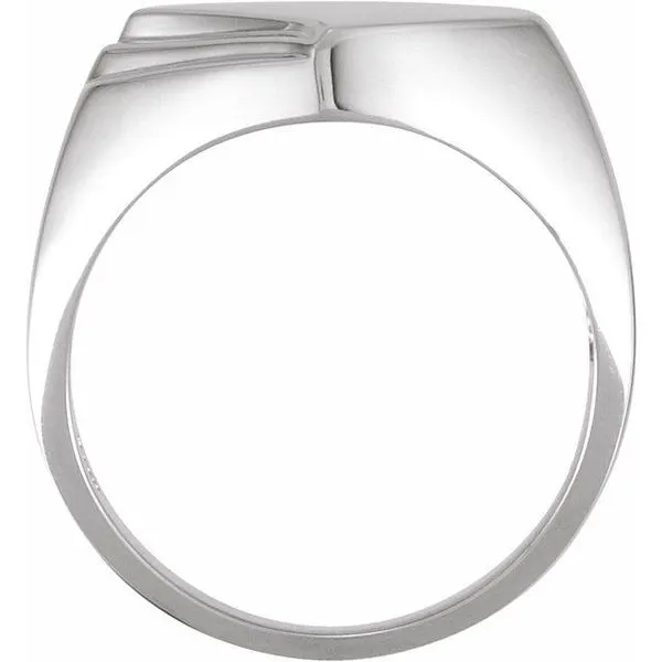 Geometric Signet Ring Image 2 Jewelry Design Studio Jensen Beach, FL