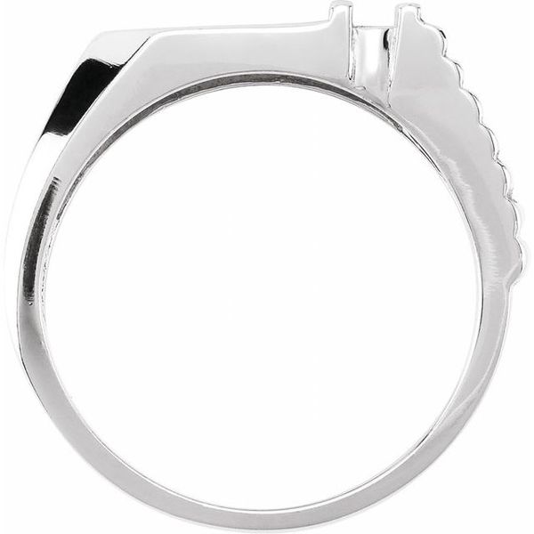 Geometric Signet Ring Image 2 Jewelry Design Studio Jensen Beach, FL