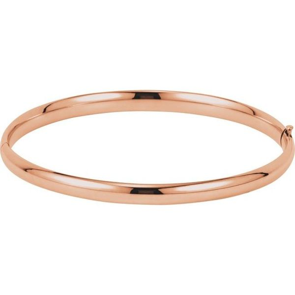 Personalized MM Rose Gold Women's Bangle