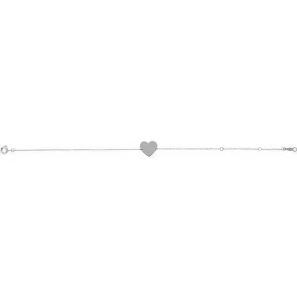 Engravable Heart Bracelet