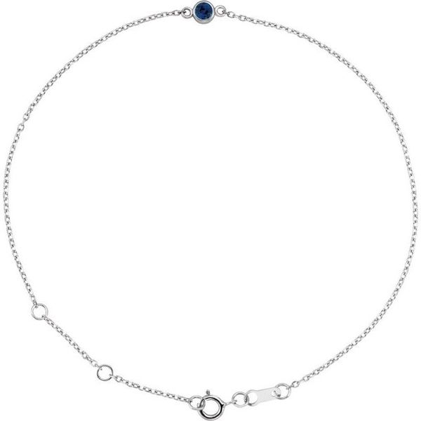 Bezel-Set Link Bracelet Clater Jewelers Louisville, KY