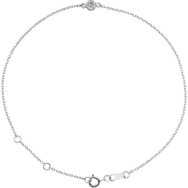Bezel-Set Link Bracelet Barron's Fine Jewelry Snellville, GA