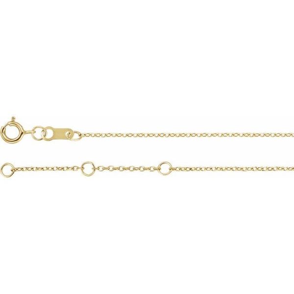 Bezel-Set Link Bracelet Image 3 Colonial Jewelers of Easton Easton, MD
