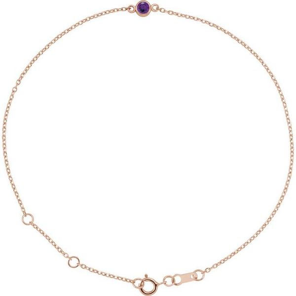 Bezel-Set Link Bracelet Colonial Jewelers of Easton Easton, MD