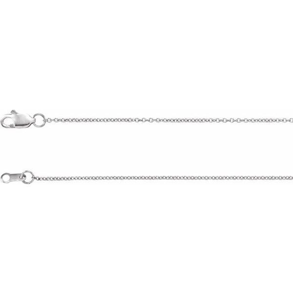 1 mm Solid Cable Chain S.E. Needham Jewelers Logan, UT