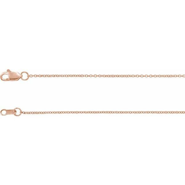 1 mm Solid Cable Chain S.E. Needham Jewelers Logan, UT