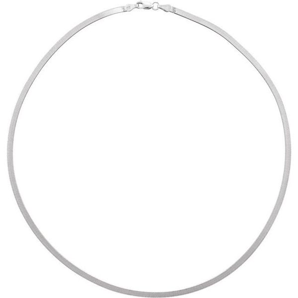 2.8 mm Flexible Herringbone Chain Image 2 Barron's Fine Jewelry Snellville, GA
