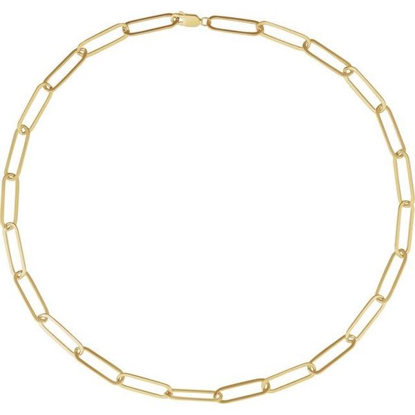 6.2 mm Paperclip-Style Chain Image 2 Graham Jewelers Wayzata, MN