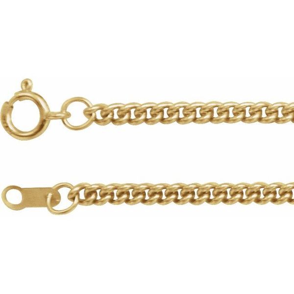 2.25 mm Curb Chain Milan's Jewelry Inc Sarasota, FL